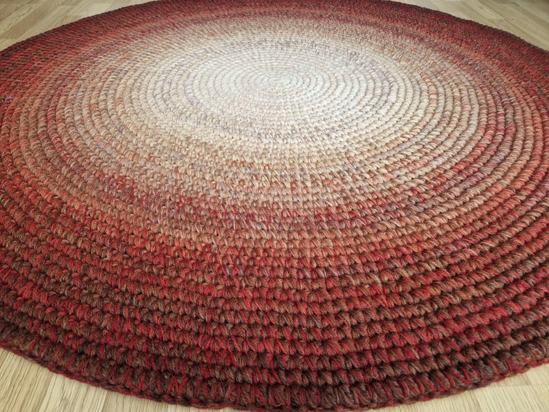 Round rug/Rugs/Rug/Area Rugs/Floor Rugs/Large Rugs/Handmade Rug/Carpet/Wool Rug image 6