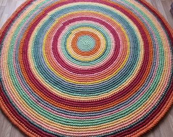 Round rug/Rugs/Rug/Area Rugs/Floor Rugs/Large Rugs/Handmade Rug/Carpet/Wool Rug