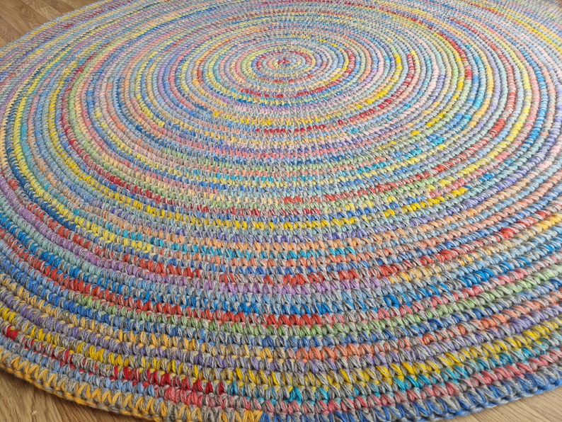 Round rug/Rugs/Rug/Area Rugs/Floor Rugs/Large Rugs/Handmade Rug/Carpet/Wool Rug image 9