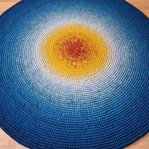 Round rug, Rug Area Rug Floor Rugs Handmade Rug Carpet Wool Rug Alfombra Teppich Tapis ковер tappeto tæppe mattateppe 地毯/カーペット image 1