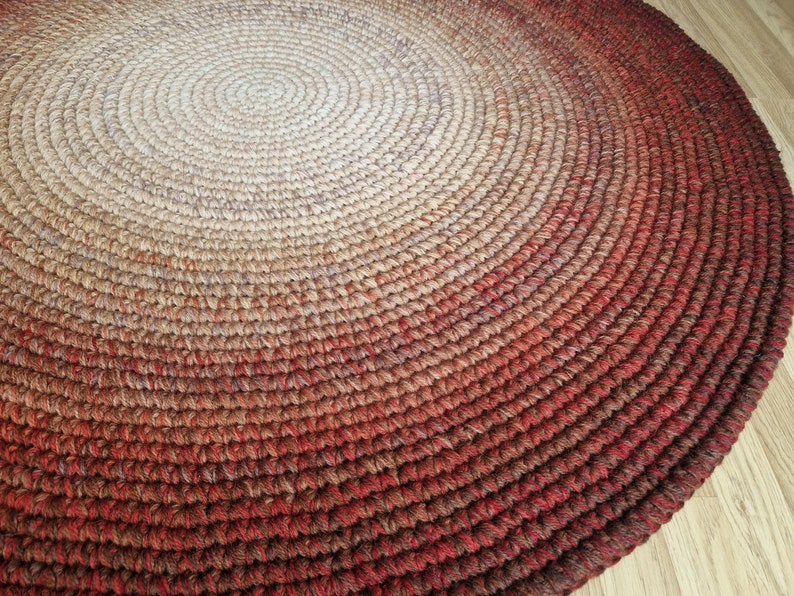 Round rug/Rugs/Rug/Area Rugs/Floor Rugs/Large Rugs/Handmade Rug/Carpet/Wool Rug image 5