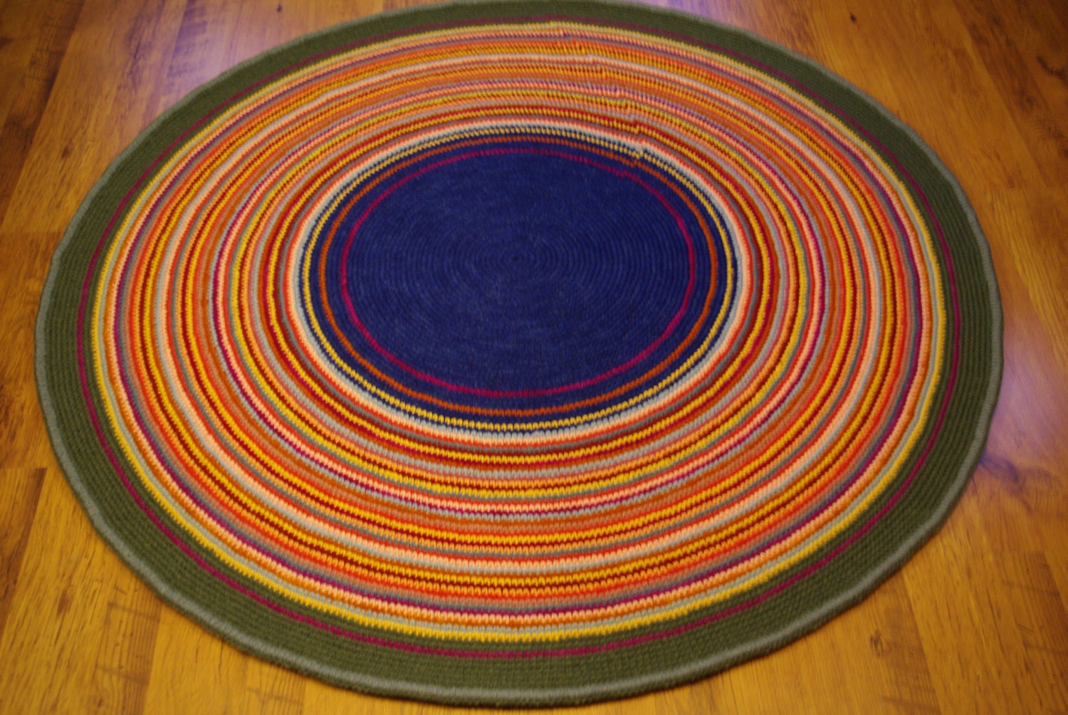 Round rug 55'' 140 cm Made to order/Rugs/Rug/Area Etsy