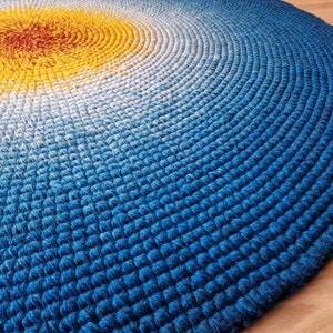 Round rug, Rug Area Rug Floor Rugs Handmade Rug Carpet Wool Rug Alfombra Teppich Tapis ковер tappeto tæppe mattateppe 地毯/カーペット image 7