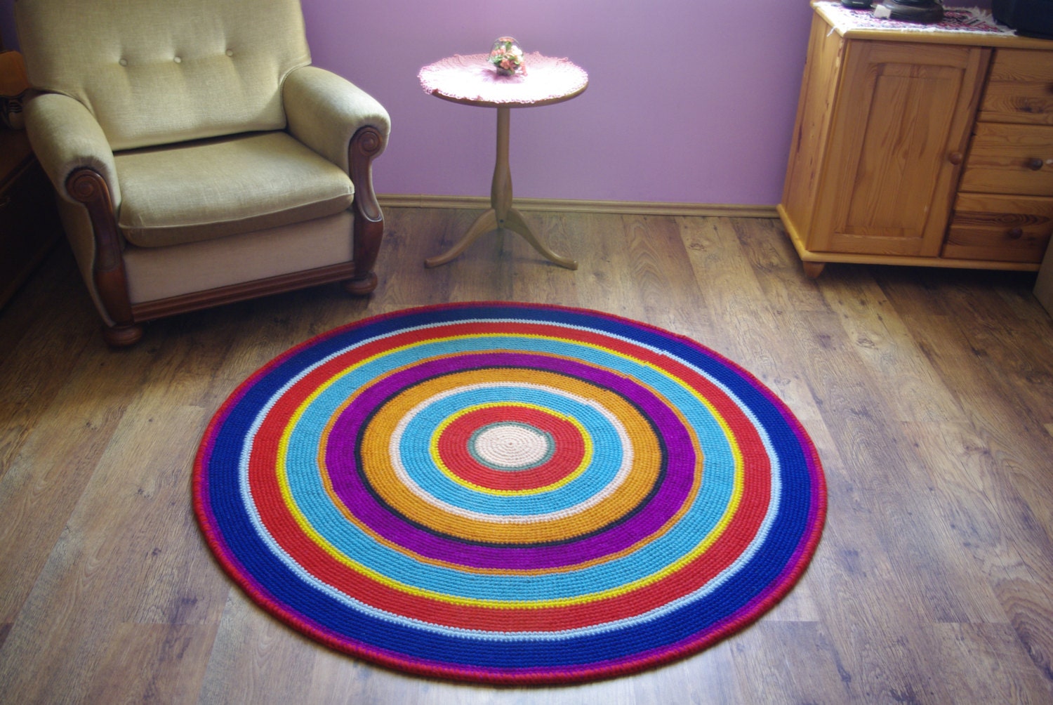 Round rug/Rug/Area Rugs/Floor Rugs/Large Rugs/Handmade | Etsy