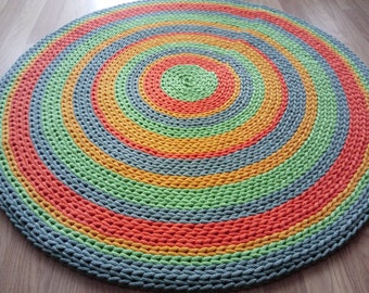 Round rug/Rug/Area Rugs/Handmade Rug/Carpet/Cotton Rug/Alfombra/Teppich/Tapis/ковер/tappeto/tæppe/mattateppe/地毯/カーペット
