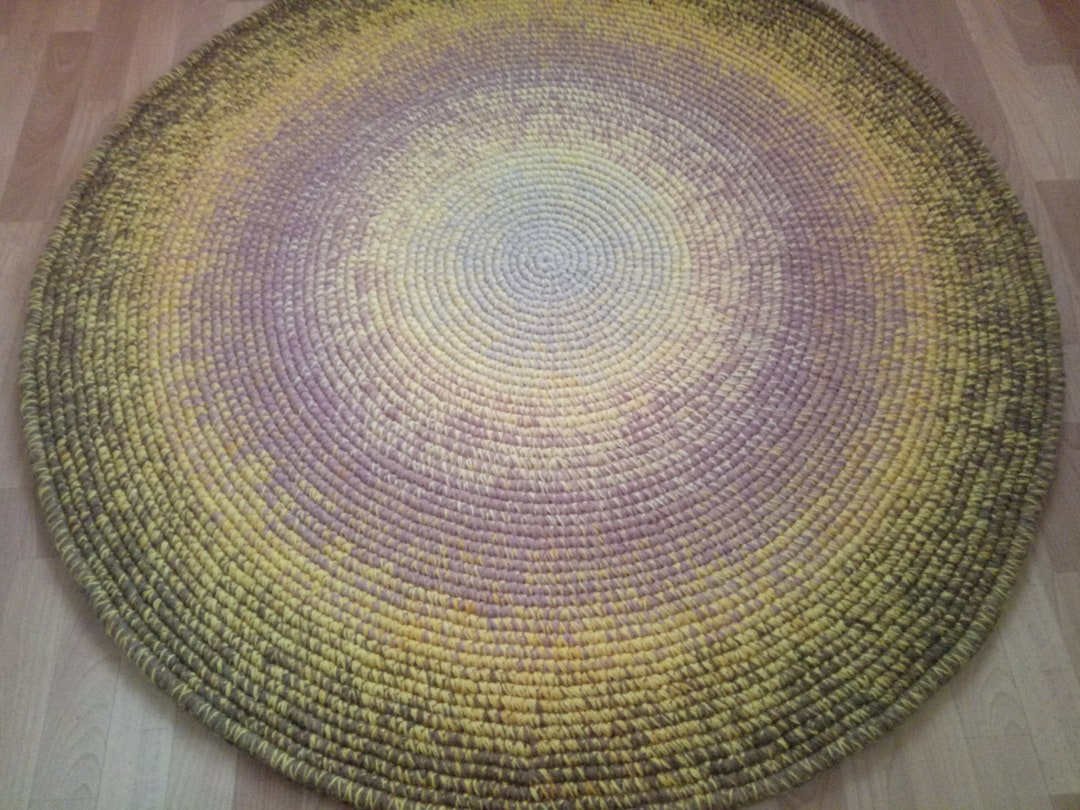 Round Rug, Rug Area Rug Floor Rugs Handmade Rug Carpet Wool Rug ...