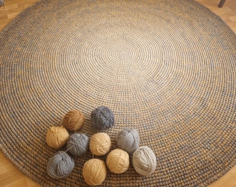 Round rug/Rugs/Rug/Area Rugs/Floor Rugs/Large Rugs/Handmade Rug/Carpet/Wool Rug