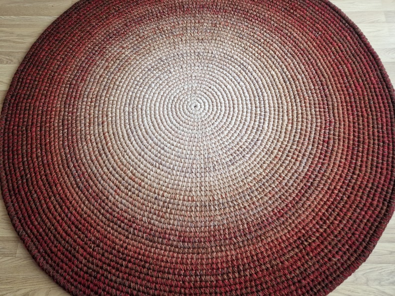 Round rug/Rugs/Rug/Area Rugs/Floor Rugs/Large Rugs/Handmade Rug/Carpet/Wool Rug image 2