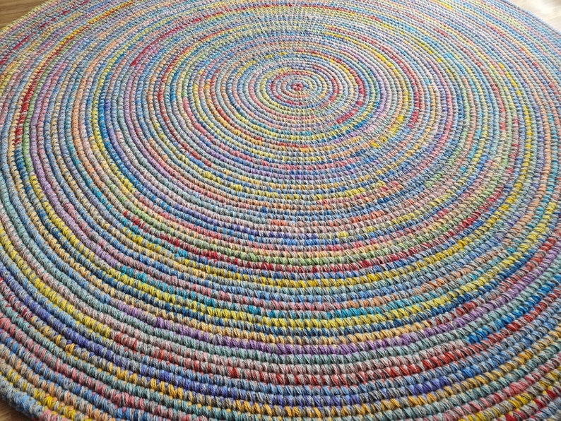 Round rug/Rugs/Rug/Area Rugs/Floor Rugs/Large Rugs/Handmade Rug/Carpet/Wool Rug image 8