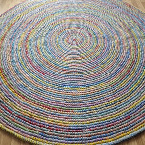 Round rug/Rugs/Rug/Area Rugs/Floor Rugs/Large Rugs/Handmade Rug/Carpet/Wool Rug image 3