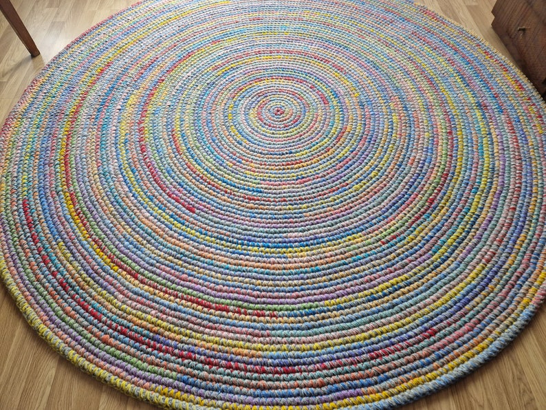 Round rug/Rugs/Rug/Area Rugs/Floor Rugs/Large Rugs/Handmade Rug/Carpet/Wool Rug image 3