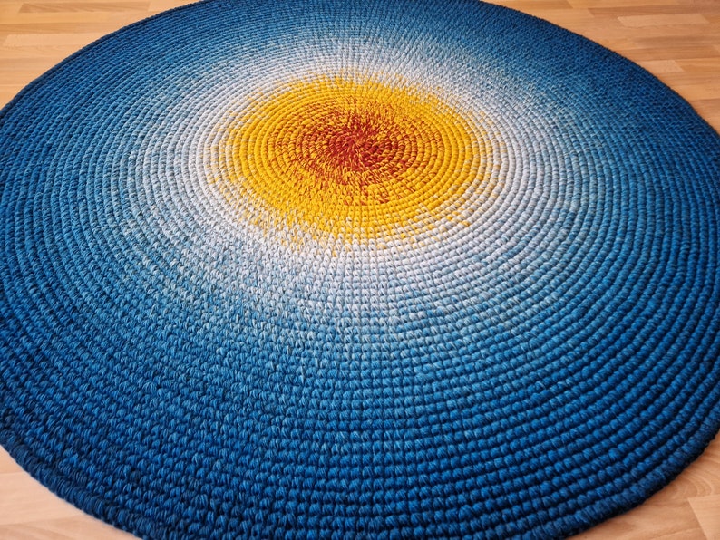 Round rug, Rug Area Rug Floor Rugs Handmade Rug Carpet Wool Rug Alfombra Teppich Tapis ковер tappeto tæppe mattateppe 地毯/カーペット image 4