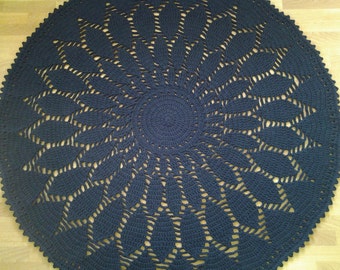 Doily round rug/Rug/Floor Rugs/Handmade Rug/Carpet/Wool Rug/Alfombra/Teppich/Tapis/ковер/tappeto/tæppe/mattateppe/地毯/カーペット