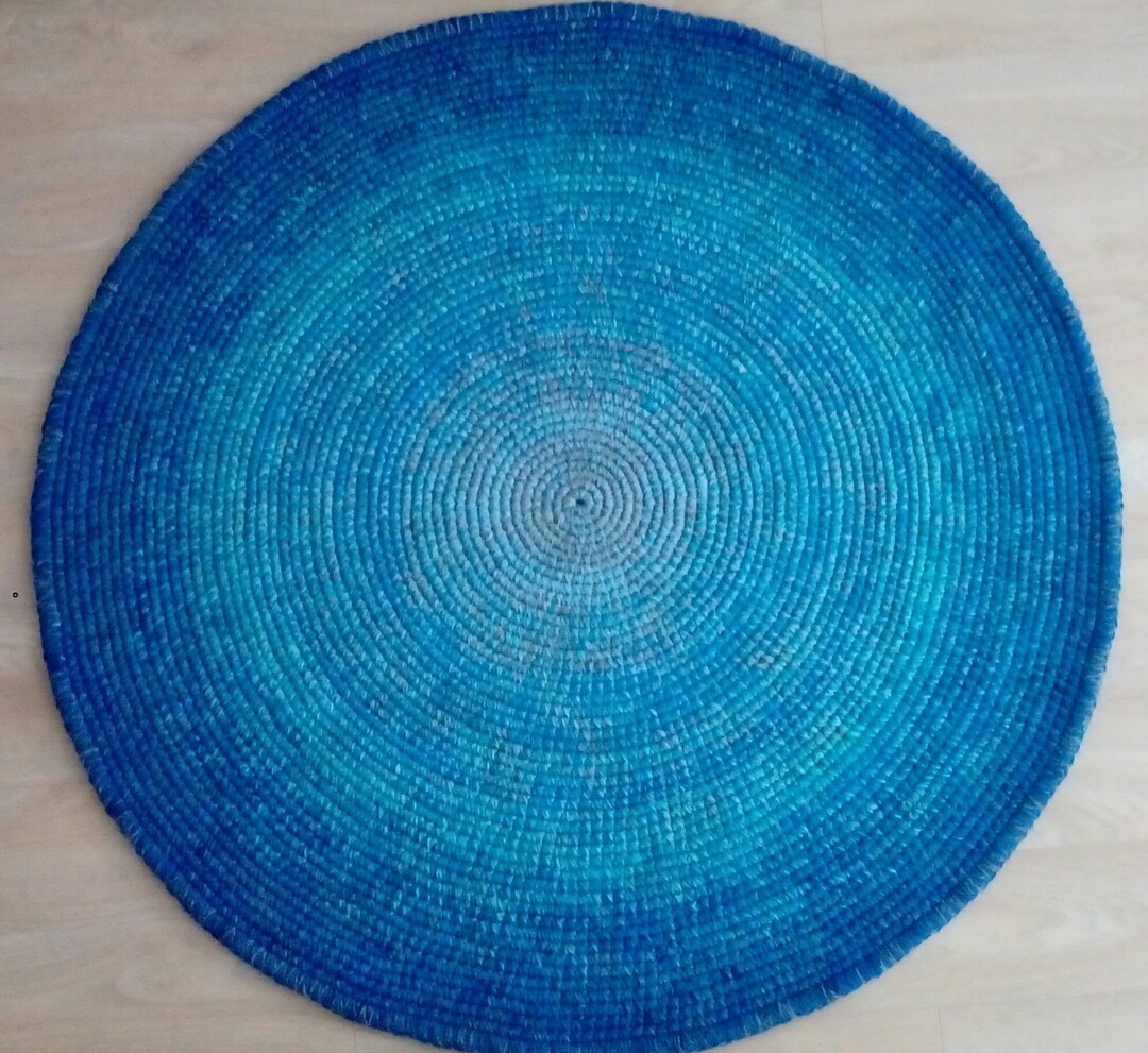 Round Rug/rug/area Rug/floor Rugs/handmade Rug/carpet/wool Rug/alfombra ...