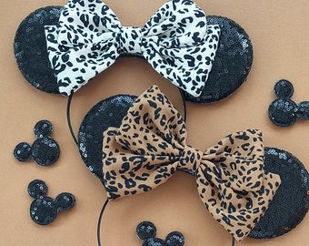 Animal kingdom Ears, Animal Kingdom Minnie Ears, Leopard, Zebra, Giraffe print Minnie mouse ears, cheetah Mickey ears