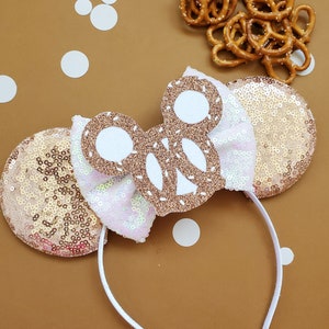 MICKEY PRETZEL, Minnie Pretzel Main Street, Mickey Mouse Ears, Disney Headband, Snack ears, Minnie Mouse Headband, Disney Minnie Headband,