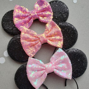 Iridescent Pastel Collection Minnie Mouse Ears, Mickey Mouse Ears, Disney Headband, Minnie Mouse Headband, Disney Minnie Headband,