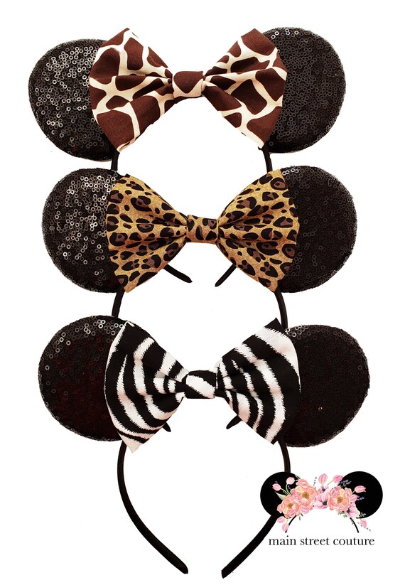 Download Giraffe Print Mickey Ears