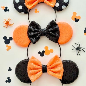 Mouse Ears, sequin ears, pastel mouse ears, custom color ears, Rose Gold Mickey Mouse Ears, Headband, , Minnie Mouse Headband