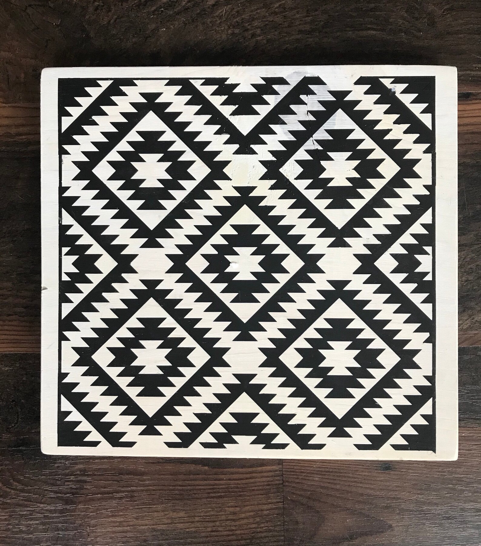 Wooden Aztec Wall Art Etsy