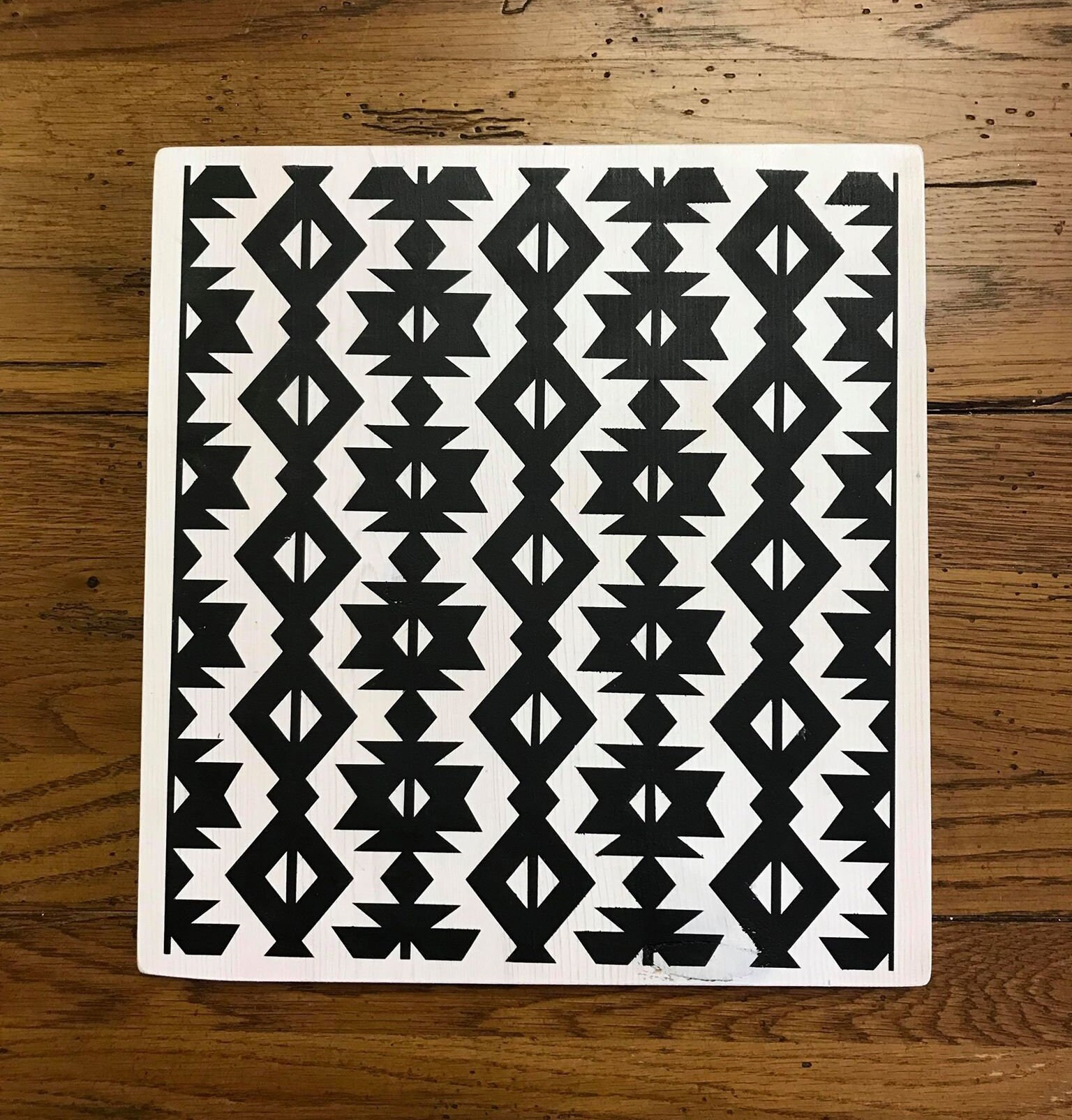 Wooden Aztec Wall Art Etsy