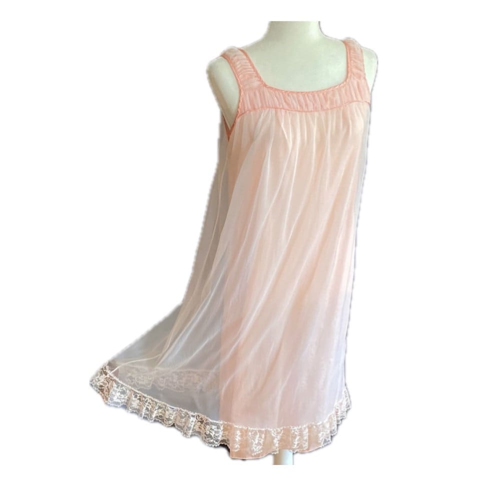 Sheer Pink Nightgown 