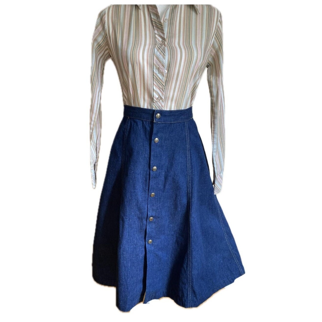 LOOK 668 IN MY CIRCLE DENIM SKIRT main image 1