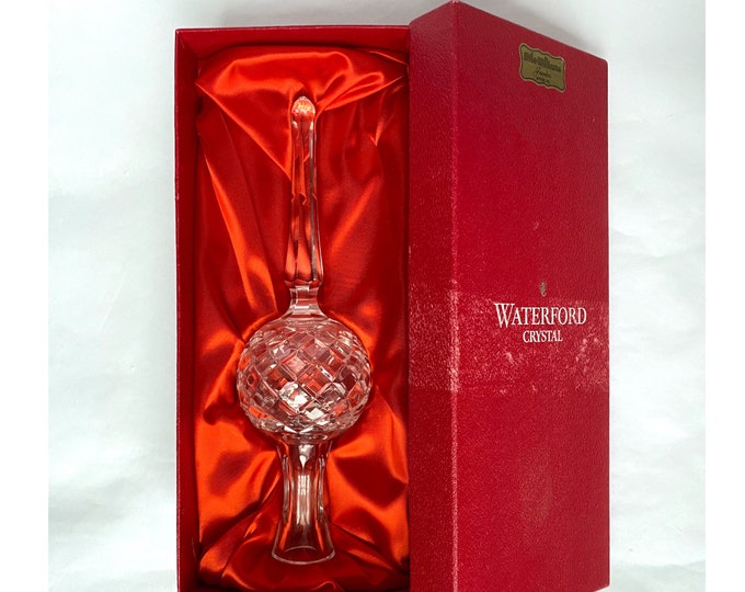 Waterford Crystal 10 Clear Tree Topper Christmas Tree Top Ornament