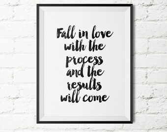 Inspirational Quote Print Think Good Thoughts Etsy