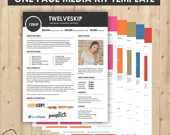 Media Kit, Press Kit Templates { Easy To Edit, Clean & High Quality } Marketing