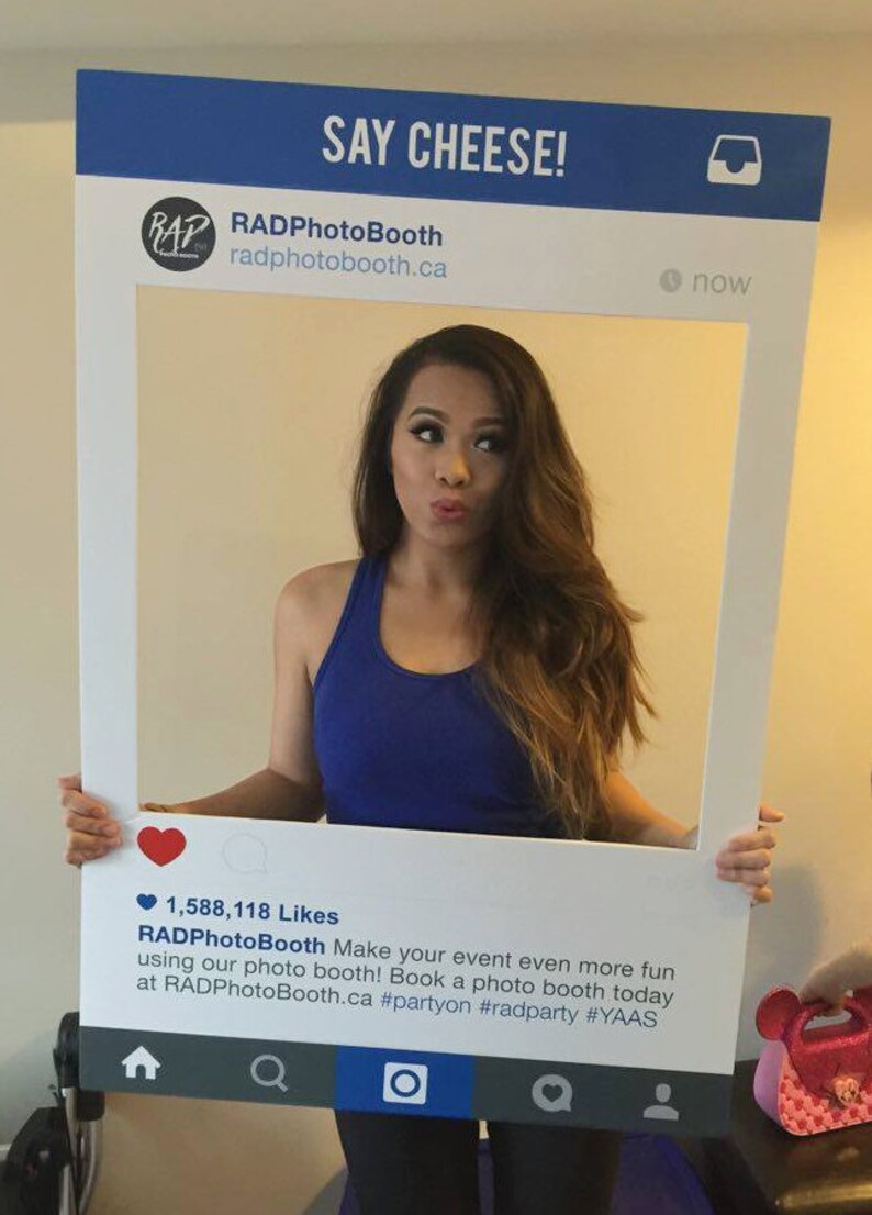 Instagram Frame, Prop Sign, Photo Booth Prop, Instagram Wedding Sign