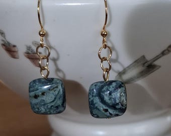 Kambaba Jasper Earrings