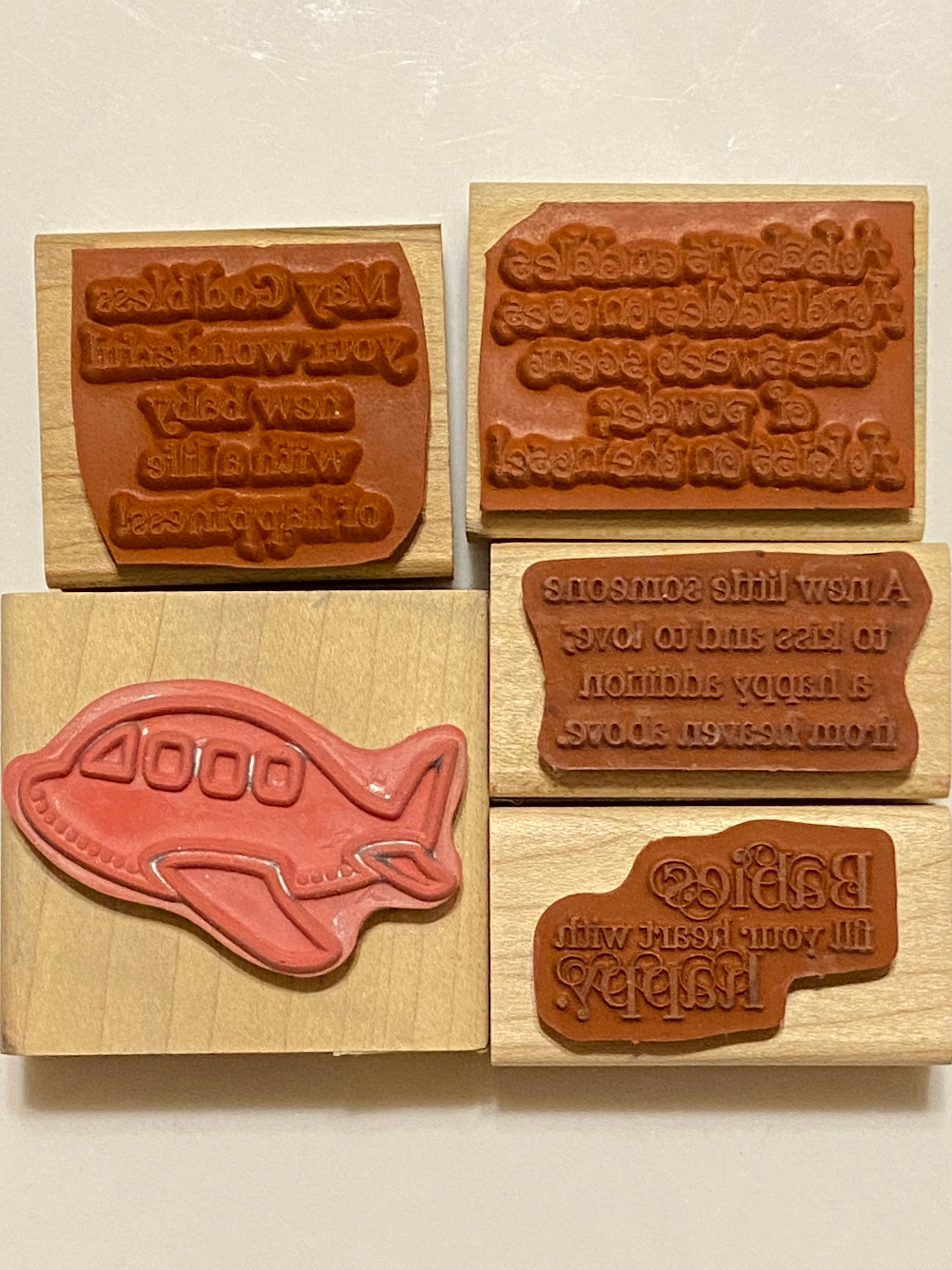 Mixed Stamp Blocks 4 Etsy