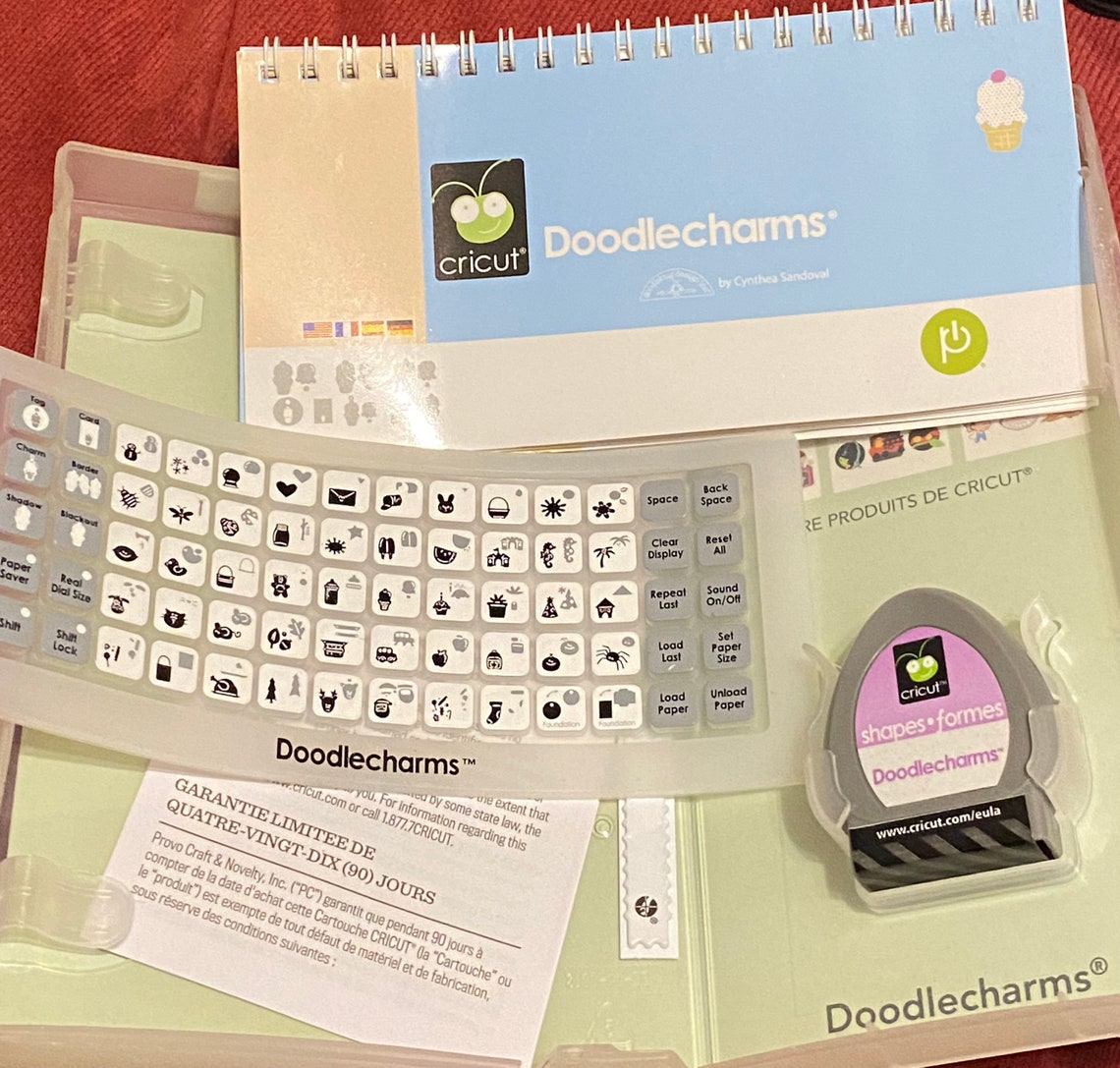 Cricut Doodlecharms Shapes Cartridge Etsy