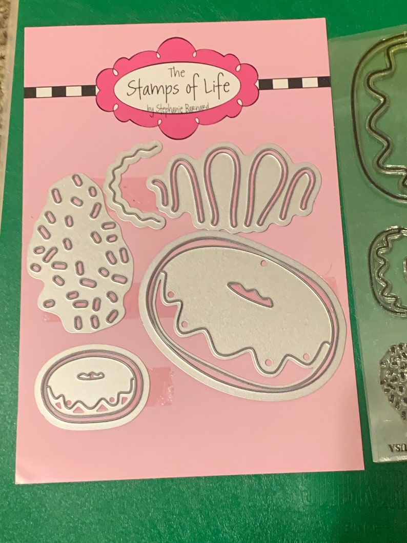 The Stamps of Life Donuts 2 Stamp Dies and Stamps set