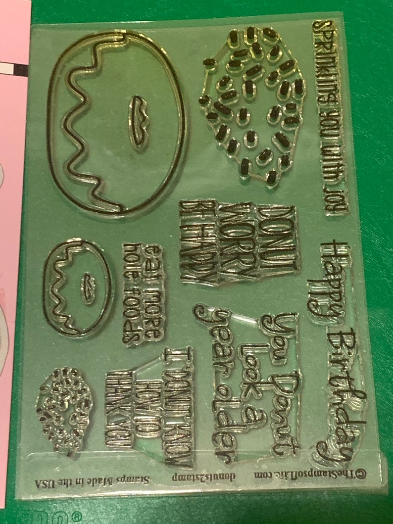 The Stamps of Life Donuts 2 Stamp Dies and Stamps set