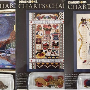 Dimensions Charts Charms - Etsy UK