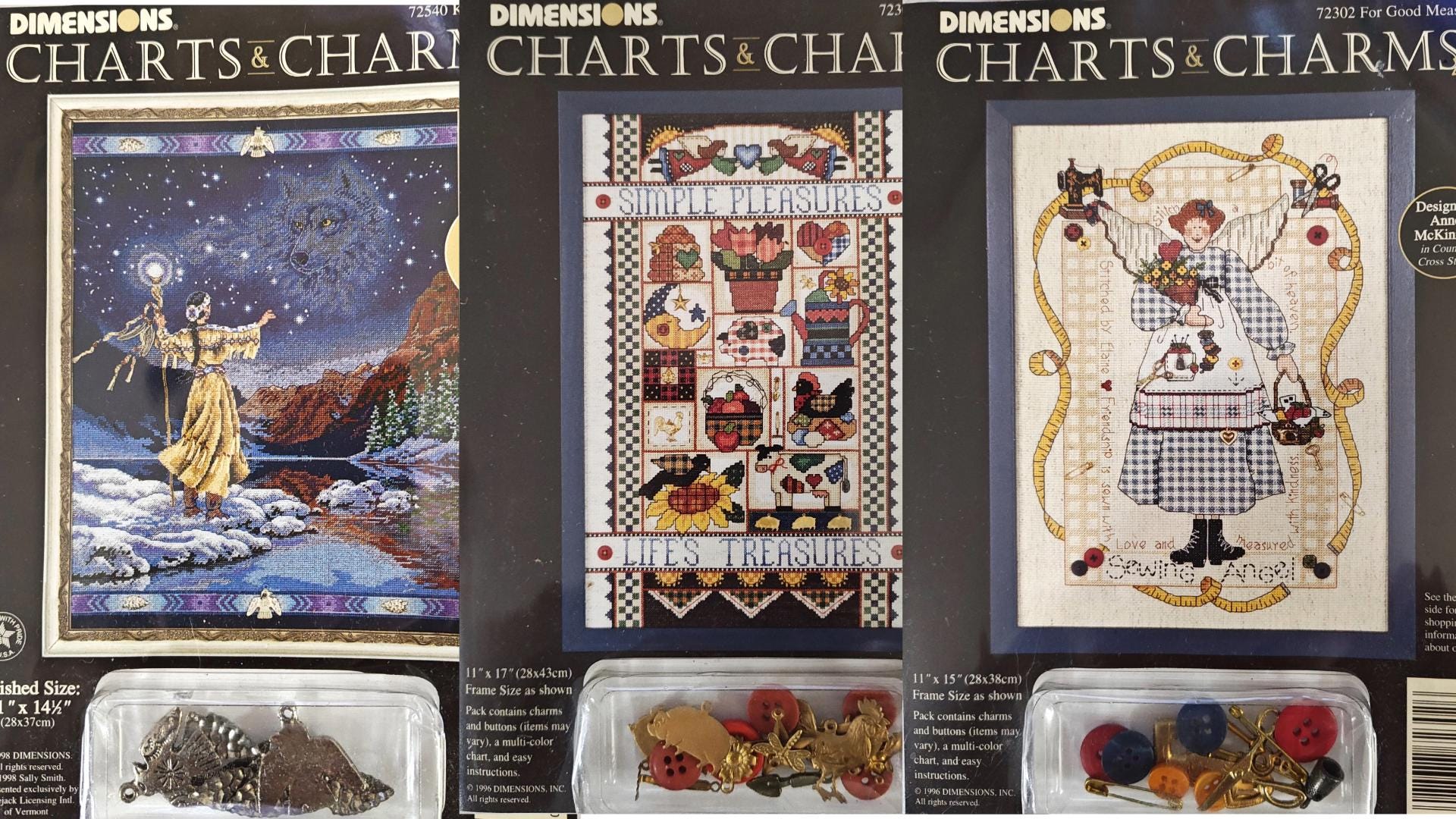 Dimensions Charts Charms - Etsy UK