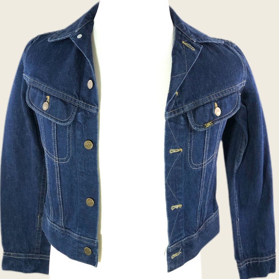 Vintage 60s 70s Men’s Lee Denim Jacket Union Made