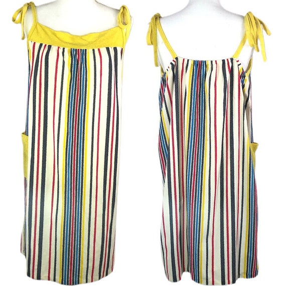 Vintage 70s Dress Beach Coverup Summer Dress Sundr