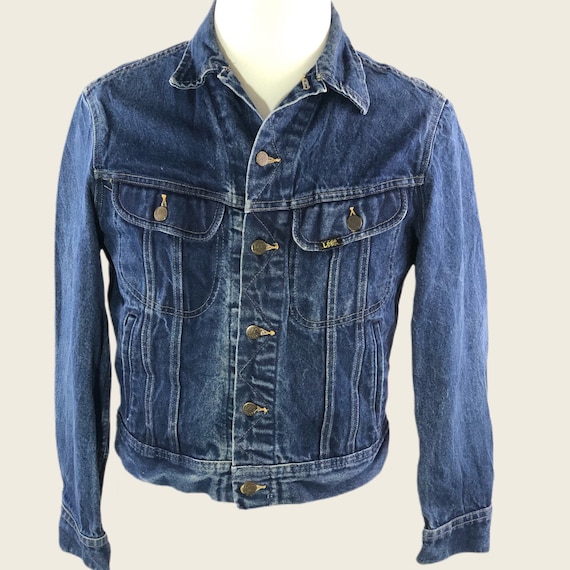 Vintage 60s 70s Denim Jacket Men’s Lee Denim Jacke