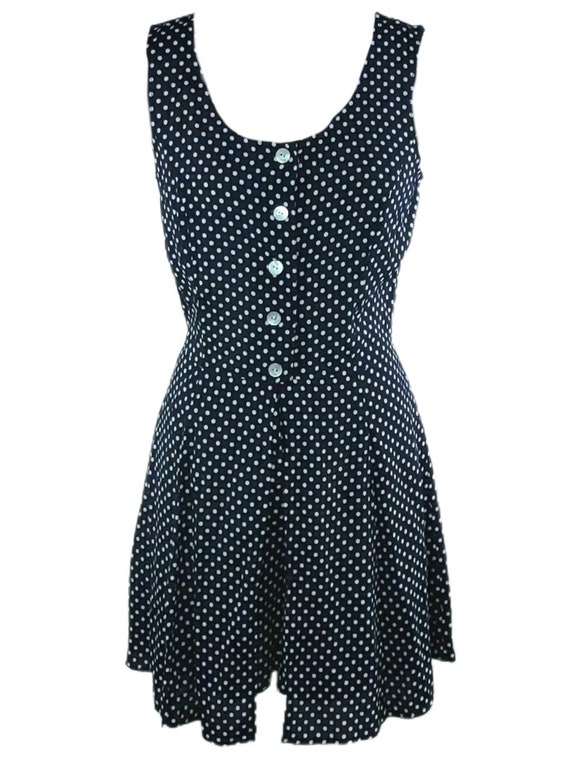 Vintage 90s Romper Limited America Polka Dotted Mi
