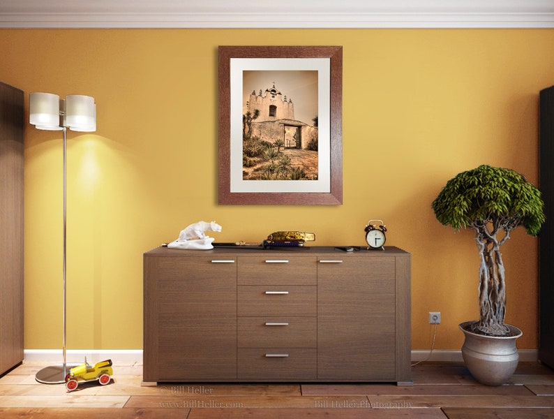 Sepia Archival Photographic Print Our Lady of Mount Carmel