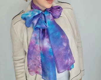 Silk Scarf,  Silk Women Shawl, Wrap Shawl /606/