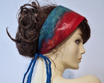 FELTED HEADBAND, Felted Cap, felted hat