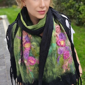 foulard en soie, foulard en feutre, Feltmondo image 3