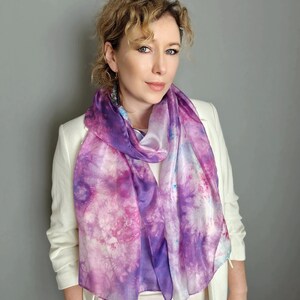 Silk Scarf, Silk Women Shawl, Wrap Shawl /600/ image 7