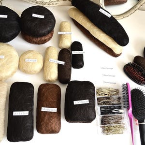 Long Hair Volumizing Insert, Hair Styling Bump Up Pad, Invisible Natural Look hair boost Accessory, Easy Clip on Hair Bump adds Hair Volume