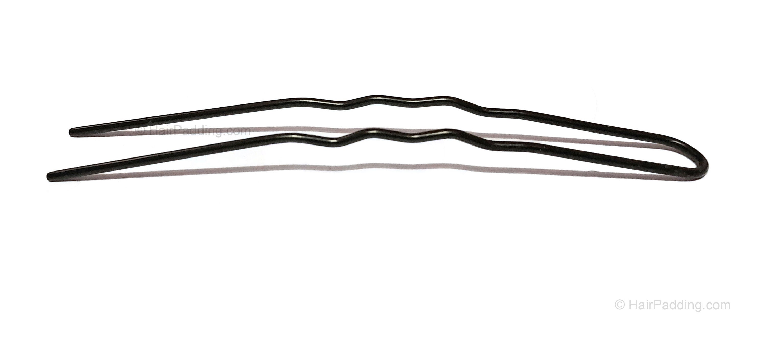 Hair Pins 9cm Long Curved Shape X 10 Heavyweight, Strong Hold Hair Pins