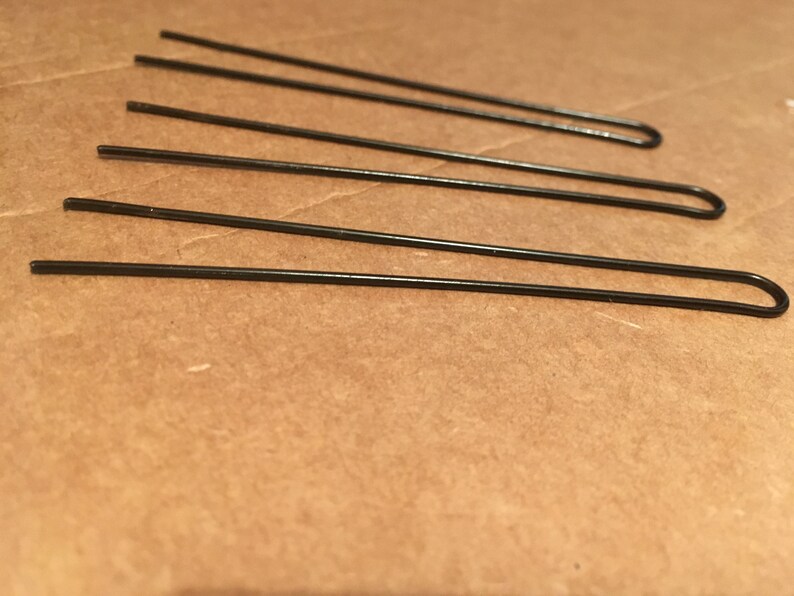 XL Plain Hair Pins Extra Strong Steel 80mm x 12 Plain Pins Etsy